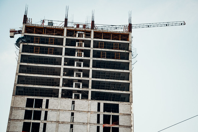 Building under construction.